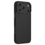 Apple iPhone 17 Pro Kılıf M-safe Şarj Özellikli Basit Mat Deri Desenli Youngkit Tech Fashion Serisi Kapak