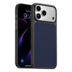Apple iPhone 17 Pro Kılıf M-Safe Şarj Özellikli PU Zore Paris Trexo Sert PC Kapak