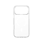 Apple iPhone 17 Pro Kılıf M-safe Şarj Özellikli Wiwu CS-202 Crystal Shield Pro Serisi Anti Yellowing Sert PC Kapak