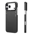 Apple iPhone 17 Pro Kılıf M-safe Şarj Özellikli Aramid Fiber Youngkit 1500D Extreme Wing Titanyum-Gold Serisi Kapak