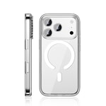Apple iPhone 17 Pro Kılıf M-safe Şarj Özellikli Transparan Sert PC Wlons Pita Kapak