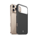 Apple iPhone 17 Pro Kılıf M-safe Şarj Özellikli Aramid Fiber Wiwu Defense Ultra Serisi DCC-205 Kapak
