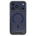 Apple iPhone 17 Pro Kılıf M-safe Şarj Özellikli Airbag Tasarımlı O-Ring Şeffaf Kajsa Trans Alüminyum Shield Serisi Kapak