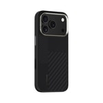 Apple iPhone 17 Pro Kılıf M-safe Şarj Özellikli Karbon Fiber Benks Montage Hybrid ArmorPro Kevlar Kapak