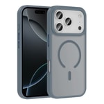 Apple iPhone 17 Pro Kılıf M-safe Şarj Özellikli Mat Arka Yüzey Zore Sio Kapak