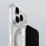 Apple iPhone 17 Pro Kılıf M-Safe Şarj Özellikli Airbag Tasarımlı Standlı AmazingThing Titan Pro MagSpin Kapak