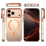 Apple iPhone 17 Pro Kılıf M-safe Şarj Özellikli Airbagli Kamera Standlı Zore Azor Kapak