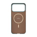 Apple iPhone 17 Pro Kılıf M-safe Şarj Özellikli Aramid Fiber Pitaka Glints of Gold Ultra Slim Serisi Kapak