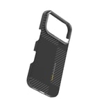 Apple iPhone 17 Pro Kılıf M-safe Şarj Özellikli 600D Metal Kamera Çerçeveli Raptic Aramid Fiber Geotik Serisi Kapak