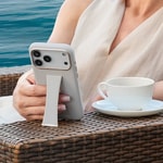 Apple iPhone 17 Pro Kılıf M-Safe Şarj Özellikli Standlı Udemos İndependence Serisi Kapak