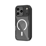Apple iPhone 17 Pro Kılıf M-Safe Şarj Özellikli Raptic Air Folio Şeffaf Kartlıklı Kapaklı Kılıf