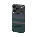 Apple iPhone 17 Pro Kılıf M-safe Şarj Özellikli Karbon Fiber Tasarımlı Benks Aurora ArmorAir Kevlar Kapak