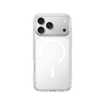 Apple iPhone 17 Pro Kılıf M-safe Şarj Özellikli Wiwu CS-202 Crystal Shield Pro Serisi Anti Yellowing Sert PC Kapak