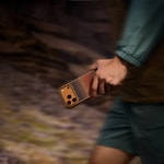 Apple iPhone 17 Pro Kılıf M-safe Şarj Özellikli Pitaka Tactile Woven Sunset-Moonrise Aramid Pro Guard Serisi Kapak