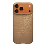 Apple iPhone 17 Pro Kılıf M-safe Şarj Özellikli Aramid Fiber Pitaka Glints of Gold Ultra Slim Serisi Kapak