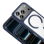 Apple iPhone 17 Pro Kılıf M-Safe Şarj Özellikli Metal Kamera Çerçeveli Zore Tiko Kapak