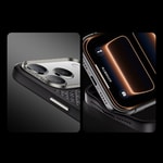 Apple iPhone 17 Pro Kılıf M-Safe Şarj Özellikli Benks ArmorPro ArmorGrid Serisi Kevlar Kapak
