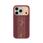 Apple iPhone 17 Pro Kılıf M-safe Şarj Özellikli Aramid Fiber Youngkit 1500D Extreme Wing Titanyum-Gold Serisi Kapak