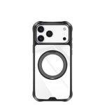 Apple iPhone 17 Pro Kılıf M-safe Şarj Özellikli Parmak Ring Standlı Airbag Tasarımlı Mutural Obsidian Serisi Kapak