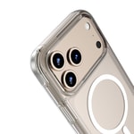 Apple iPhone 17 Pro Kılıf M-safe Şarj Özellikli Wiwu MCC-702 Titanyum Pro Serisi Sert PC Kapak