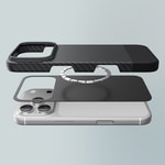 Apple iPhone 17 Pro Kılıf M-safe Şarj Özellikli 1500D Aramid Fiber Amazingthing Titan Max Serisi Kapak