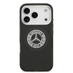 Apple iPhone 17 Pro Kılıf Mercedes Benz Orjinal Lisanslı M-safe Şarj Özellikli Çift Katmanlı PC Nostaljik Yıldız Dizayn Kapak