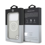 Apple iPhone 17 Pro Kılıf Mercedes Benz Orjinal Lisanslı M-safe Şarj Özellikli Çift Katmanlı PC Nostaljik Yıldız Dizayn Kapak