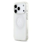 Apple iPhone 17 Pro Kılıf Mercedes Benz Orjinal Lisanslı M-safe Şarj Özellikli Buzlu PC Nostaljik Yıldız Dizayn Kapak