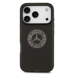 Apple iPhone 17 Pro Kılıf Mercedes Benz Orjinal Lisanslı M-safe Şarj Özellikli Buzlu PC Nostaljik Yıldız Dizayn Kapak