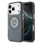 Apple iPhone 17 Pro Kılıf Mercedes Benz Orjinal Lisanslı M-safe Şarj Özellikli Çift Katmanlı PC Nostaljik Yıldız Dizayn Kapak
