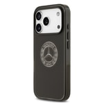 Apple iPhone 17 Pro Kılıf Mercedes Benz Orjinal Lisanslı M-safe Şarj Özellikli Buzlu PC Nostaljik Yıldız Dizayn Kapak