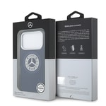 Apple iPhone 17 Pro Kılıf Mercedes Benz Orjinal Lisanslı M-safe Şarj Özellikli Çift Katmanlı PC Nostaljik Yıldız Dizayn Kapak