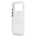 Apple iPhone 17 Pro Kılıf Mercedes Benz Orjinal Lisanslı M-safe Şarj Özellikli Buzlu PC Nostaljik Yıldız Dizayn Kapak