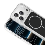 Apple iPhone 17 Pro Kılıf Metal Buton Tasarımlı Zore İkonik Sert Silikon Kapak