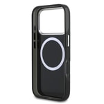 Apple iPhone 17 Pro Kılıf Orjinal Lisanslı M-safe Şarj Özellikli Karl Lagerfeld IML Baskılı Monogram Dizayn Kapak