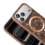 Apple iPhone 17 Pro Kılıf Pırlanta Tasarımlı M-safe Şarj Özellikli Zore Mozaik Silikon Kapak
