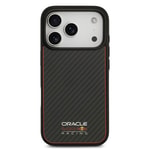 Apple iPhone 17 Pro Kılıf Redbull Orjinal Lisanslı M-safe Şarj Özellikli Karbon Fiber Parlayan Logolu Kapak