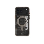 Apple iPhone 17 Pro Kılıf Skinarma M-safe Şarj Özellikli Yazı Desenli Airbag Tasarımlı Sonix Kapak