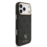 Apple iPhone 17 Pro Max Guess Orjinal Lisanslı 4G ve Yazı Logolu Kılıf + Ekran Koruyucu + Lens Koruyucu 3in1 Aksesuar Seti