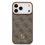 Apple iPhone 17 Pro Max Guess Orjinal Lisanslı 4G ve Yazı Logolu Kılıf + Ekran Koruyucu + Lens Koruyucu 3in1 Aksesuar Seti