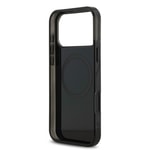 Apple iPhone 17 Pro Max Kılıf AMG Orjinal Lisanslı Çift Katmanlı Büyük Logolu Petek Desenli Kapak