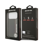 Apple iPhone 17 Pro Max Kılıf AMG Orjinal Lisanslı M-safe Şarj Özellikli IML Baskı Logolu Çift Katmanlı Bow Lines Kapak