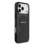 Apple iPhone 17 Pro Max Kılıf AMG Orjinal Lisanslı M-safe Şarj Özellikli Çift Katmanlı Kırmızı Çapraz Çizgili Kapak