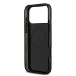 Apple iPhone 17 Pro Max Kılıf AMG Orjinal Lisanslı M-safe Şarj Özellikli Çift Katmanlı Kırmızı Çapraz Çizgili Kapak