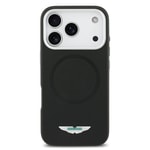 Apple iPhone 17 Pro Max Kılıf Aston Martin Orjinal Lisanslı M-safe Şarj Özellikli Metal Logolu PU Deri Kapak