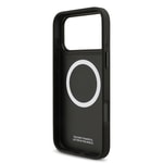 Apple iPhone 17 Pro Max Kılıf BMW Orjinal Lisanslı M-safe Şarj Özellikli Karbon Fiber Metal Logolu Kapak
