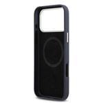 Apple iPhone 17 Pro Max Kılıf BMW Orjinal Lisanslı M-safe Şarj Özellikli Metal Logolu Tam Kaplama Deri Kapak