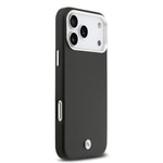 Apple iPhone 17 Pro Max Kılıf BMW Orjinal Lisanslı M-safe Şarj Özellikli Metal Logolu Tam Kaplama Deri Kapak