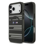 Apple iPhone 17 Pro Max Kılıf BMW Orjinal Lisanslı M-safe Şarj Özellikli Metal Kamera Butonlu Yatay Şeritli M Dizayn Kapak