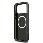 Apple iPhone 17 Pro Max Kılıf BMW Orjinal Lisanslı M-safe Şarj Özellikli Metal Kamera Butonlu Yatay Şeritli M Dizayn Kapak